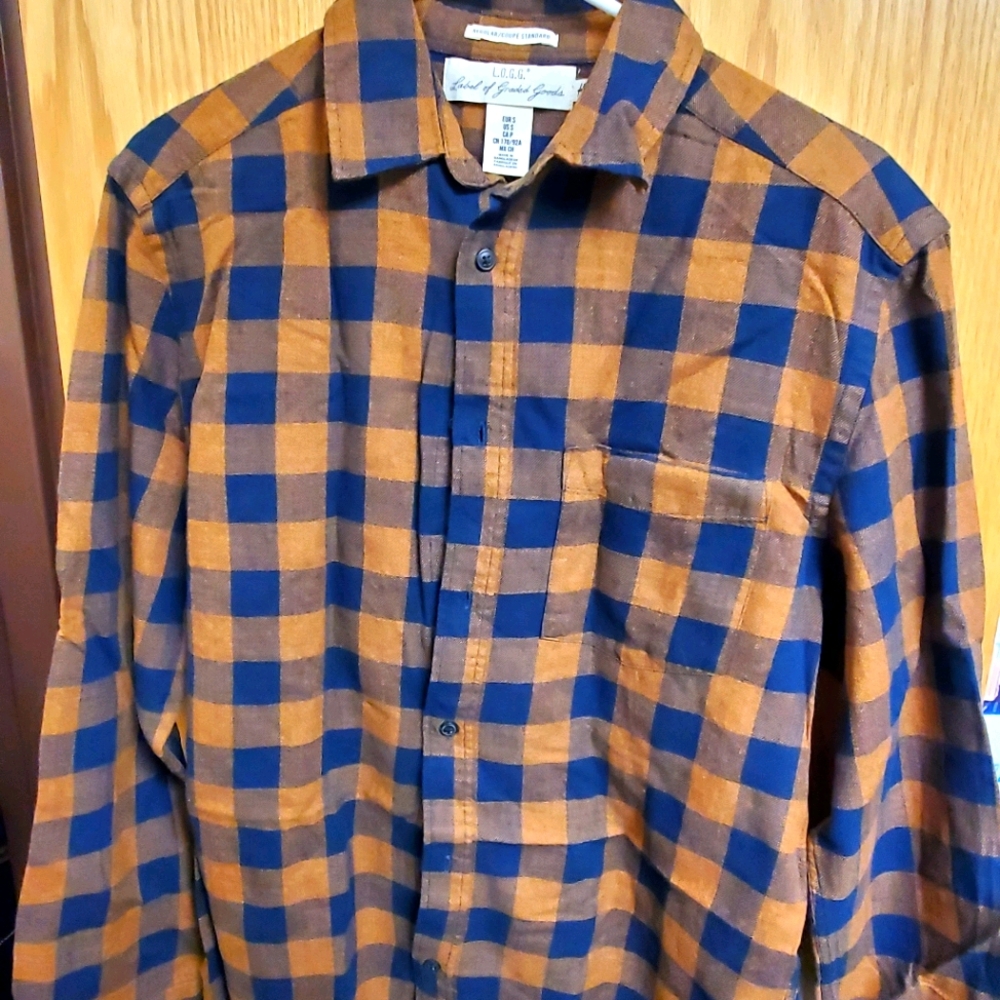 Checkered button up sweater